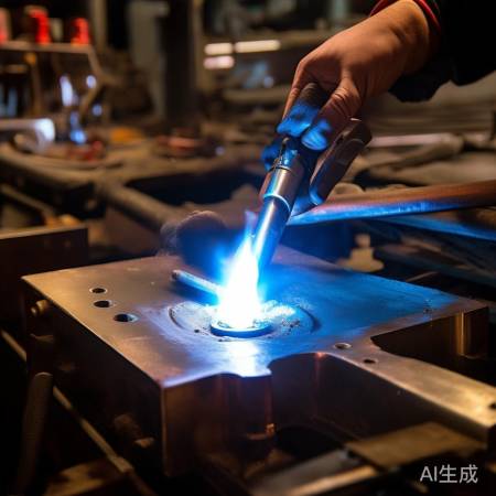 铜焊条焊接温控300-400℃