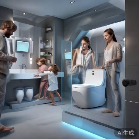 智能家居新体验，马桶柜一触即达