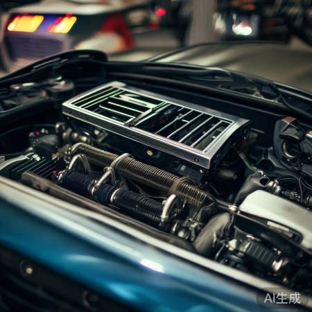 兰博基尼空调制冷不佳，异物堵塞