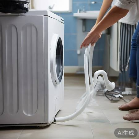 进水管松动，洗衣机缺水