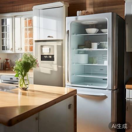 冰箱上方空间定期清，整洁美观防