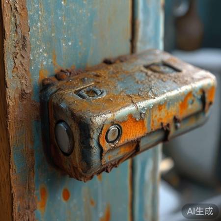 水质差致指纹锁体腐蚀