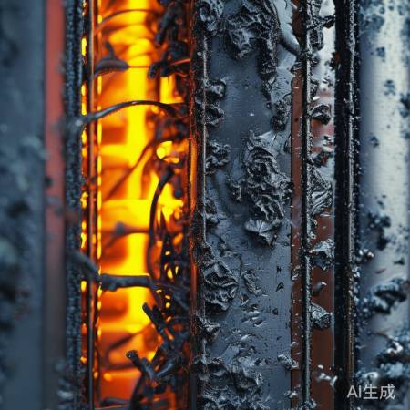 热水器积碳，影响热效率。