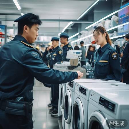 “松下洗衣机助力打假，共护市场