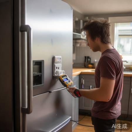 检查插座，冰箱故障排除