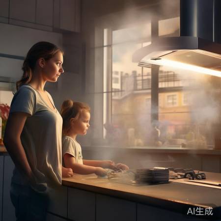 孕妇儿童少进厨房，油烟机自动关