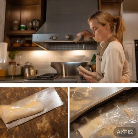 巧用保鲜膜，抽油烟机清洁易如反
