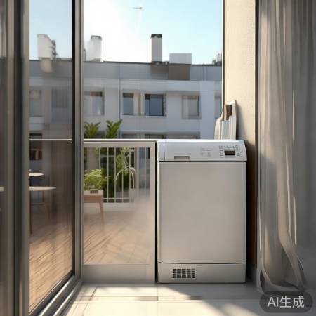 阳台洗衣机夏天散热看类型