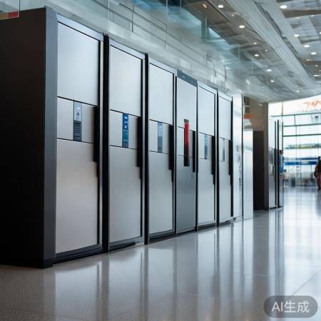 “航站楼内显眼位置,安全保险柜