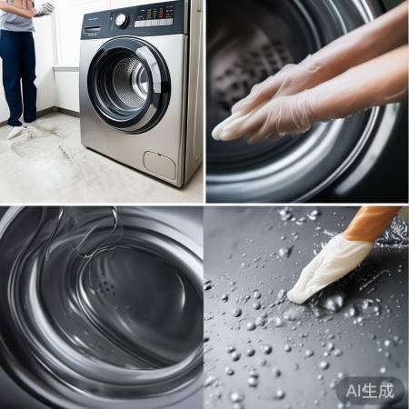 洗衣机内外桶清洁，洗洁精软布擦