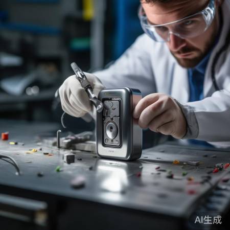 拆壳见指纹锁内部