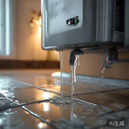 壁挂炉管道泄漏，缺水危险