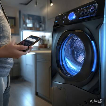 智能洗衣机，手机APP远程操控