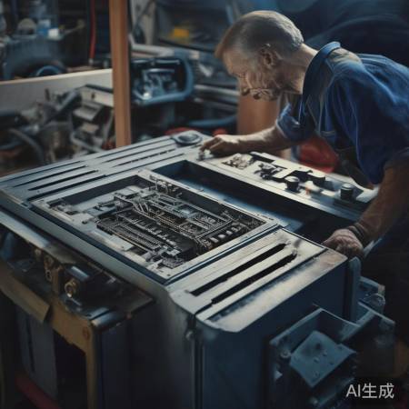 拆卸控制面板，螺丝取下，见内部