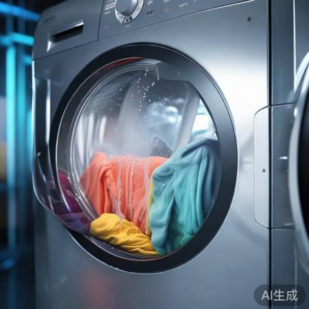 观察洗涤剂分布，检验洗净效果