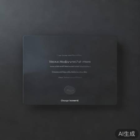 密码管理菜单，点击更改密码