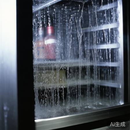 红酒柜湿气重，壁积凝水