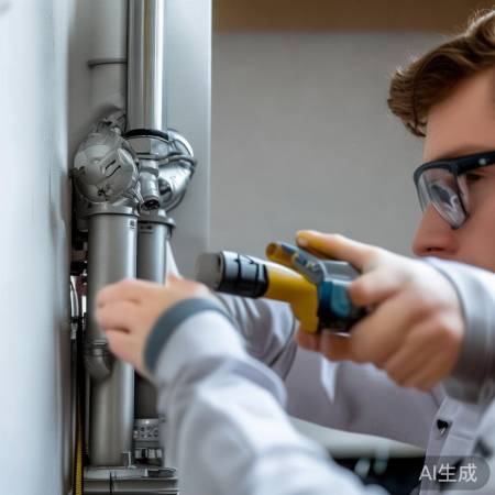 壁挂炉排烟管道检查与清理