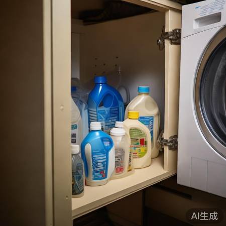 狭小空间，洗衣液勿多放。