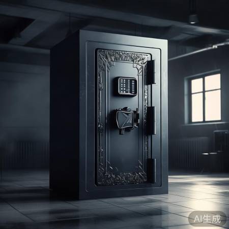 保险柜坚固多重锁，安全有保障