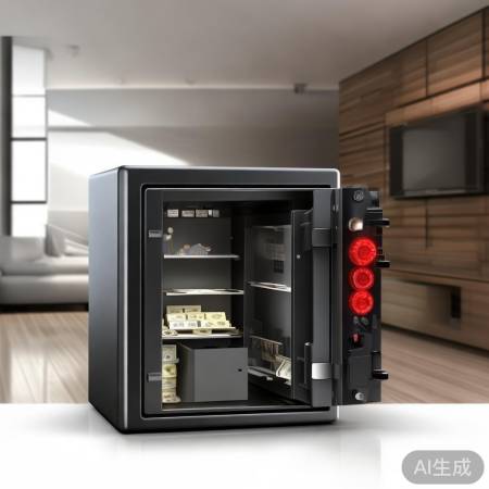 ZZ牌保险柜，红外防盗，空间大