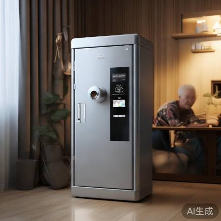 美的智能保险柜，操作简便