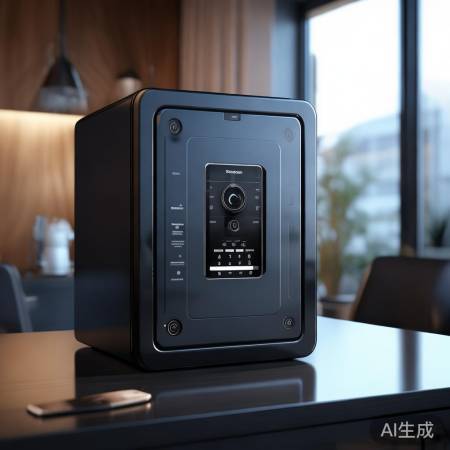 智能保险柜，指纹密码开锁