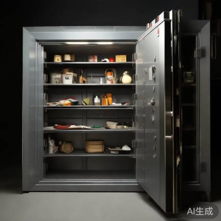 大保险柜，空间充足，隔层设计