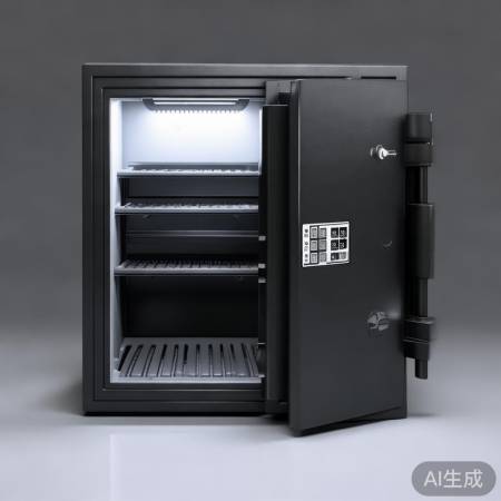 “大空间保险柜，多种开门方便”